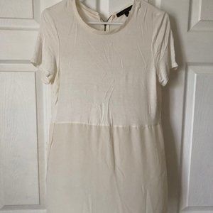Short sleeve cream top